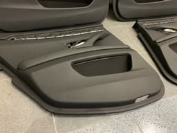 BMW BMW 5 F11 OEM Front Rear Door Trim Panel SET Black Half Leather with Lighting — thumbnail 9