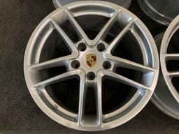 BMW Porsche Panamera 970 Turbo II Genuine Alloy Wheels Rim SET R19 9J 10J Facelift — thumbnail 3
