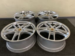BMW Porsche Panamera 970 Turbo II Genuine Alloy Wheels Rim SET R19 9J 10J Facelift — thumbnail 2