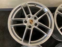 BMW Porsche Panamera 970 Turbo II Genuine Alloy Wheels Rim SET R19 9J 10J Facelift — thumbnail 7