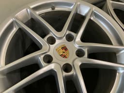 BMW Porsche Panamera 970 Turbo II Genuine Alloy Wheels Rim SET R19 9J 10J Facelift — thumbnail 8