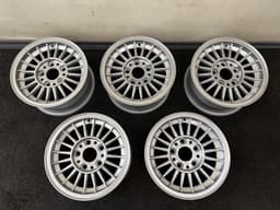 BMW BMW 6.5x14 ET25 ALLOY RIMS 5 series E12 6 series E24 7 E23 E3 E9 ALPINA SET 5PCS — thumbnail 1