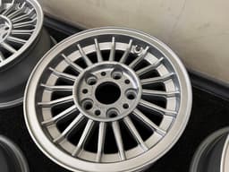 BMW BMW 6.5x14 ET25 ALLOY RIMS 5 series E12 6 series E24 7 E23 E3 E9 ALPINA SET 5PCS — thumbnail 4