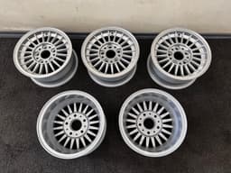 BMW BMW 6.5x14 ET25 ALLOY RIMS 5 series E12 6 series E24 7 E23 E3 E9 ALPINA SET 5PCS — thumbnail 7