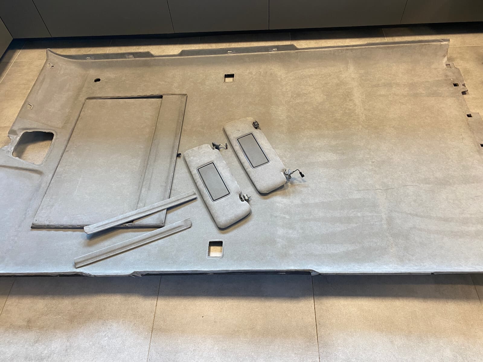 Mercedes G class W463 GENUINE Sunroof Alcantara Headliner SET 2001-2011 Year