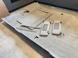 MERCEDES-BENZ Mercedes G class W463 GENUINE Sunroof Alcantara Headliner SET 2001-2011 Year — thumbnail 4