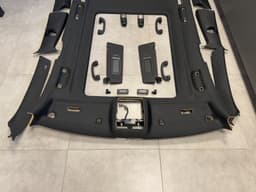 BMW BMW X5 E70 Molded roof lining f panoramic Black Headlining anthracite SET — thumbnail 6