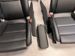PORSCHE Porsche 911 991 Carrera GENUINE BLACK LEATHER SALON SEATS SET SCHWARZ — thumbnail 3
