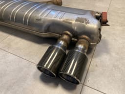 BMW GENUINE BMW X5M E70 X6 E71 Rear muffler with exhaust flap 18307590335 — thumbnail 4