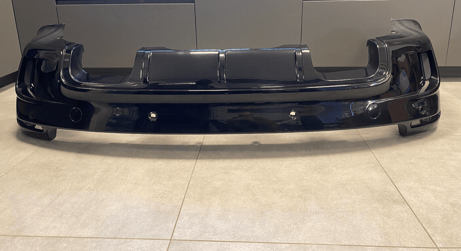 BMW X5 X5M E70 E70M GENUINE M REAR BUMPER COVER BLACK 51127206665