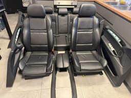 BMW GENUINE BMW X5 M E70 Sport Black leather Interior full set Seats & Door Panels — thumbnail 2