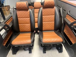 MERCEDES-BENZ Mercedes G class W463 Individual Brown Leather Salon Seat SET 2002-2007 Year — thumbnail 3