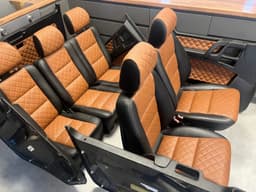 MERCEDES-BENZ Mercedes G class W463 Individual Brown Leather Salon Seat SET 2002-2007 Year — thumbnail 2