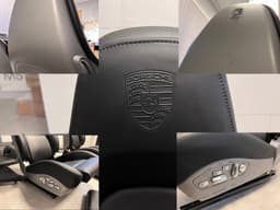 PORSCHE Porsche 911 991 Carrera GENUINE BLACK LEATHER SALON SEATS SET SCHWARZ — thumbnail 9