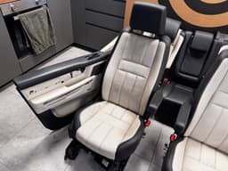 LAND ROVER Land Rover Range Rover Sport L320 Leather salon Seats door trims EBONY IVORY RHD — thumbnail 3