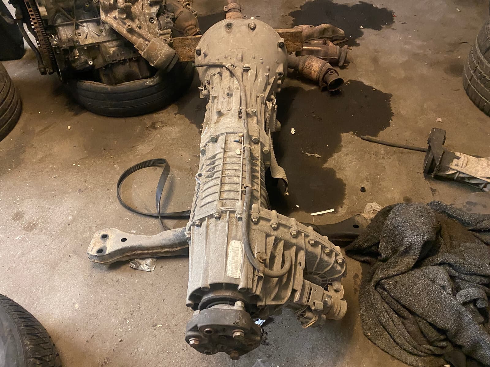 VW VW TOUAREG 7L 02-07 AUTOMATIC GEARBOX WITH TRANSFER CASE 09D300036RX