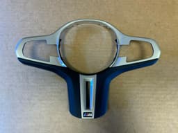 BMW BMW 5 6 7 X3 X4 G30 G31 G32 G11 G12 G01 G02 G08 M Steering Wheel Trim Cover — thumbnail 1