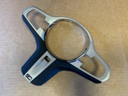 BMW BMW 5 6 7 X3 X4 G30 G31 G32 G11 G12 G01 G02 G08 M Steering Wheel Trim Cover — thumbnail 7