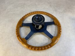 BMW GENUINE BMW E23 7 Wooden Steering Wheel 4 SPOKE 32331117369 — thumbnail 8