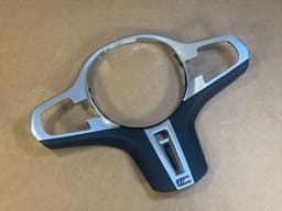 BMW BMW 5 F90 X3 M F97 X4 M F98 M Steering Wheel Leather Trim Cover Heting button — thumbnail 1