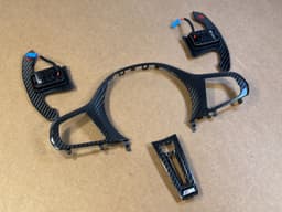 BMW BMW M3 M4 COMPETITION STEERING WHEEL CARBON TRIM G82 G20 G22 G26 G29 F40 F44 — thumbnail 2