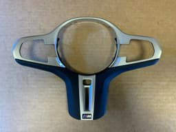 BMW BMW 5 6 7 X3 X4 G30 G31 G32 G11 G12 G01 G02 G08 M Steering Wheel Trim Cover — thumbnail 1