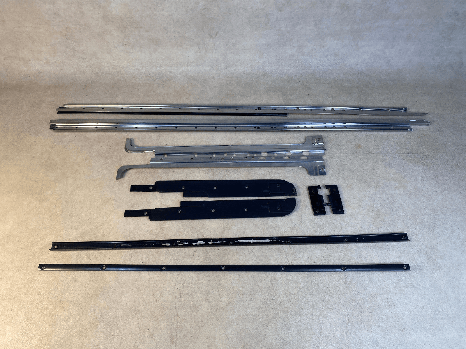BMW GENUINE BMW 7 Series E23 Sunroof Guide Rail Bracket Rails Set