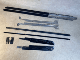 BMW GENUINE BMW 7 Series E23 Sunroof Guide Rail Bracket Rails Set — thumbnail 10