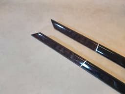 BMW BMW 5 E39 Genuine Wooden Strip, Door trim Rear Right & Left SET 7050886 7050885 — thumbnail 2