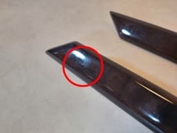 BMW BMW 5 E39 Genuine Wooden Strip, Door trim Rear Right & Left SET 7050886 7050885 — thumbnail 4