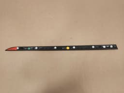 BMW GENUINE BMW G11 7 Series M Sport REAR Door Side Strip Right Bottom SCHWARZCHROM — thumbnail 5