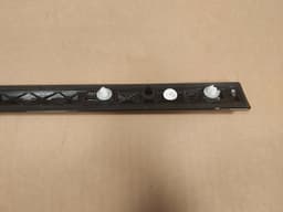 BMW GENUINE BMW G11 7 Series M Sport REAR Door Side Strip Right Bottom SCHWARZCHROM — thumbnail 8