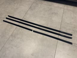 BMW BMW X5 E70 E70 LCI Door moldings SET 4 PCS rear & front BLACK SCHWARZ — thumbnail 1