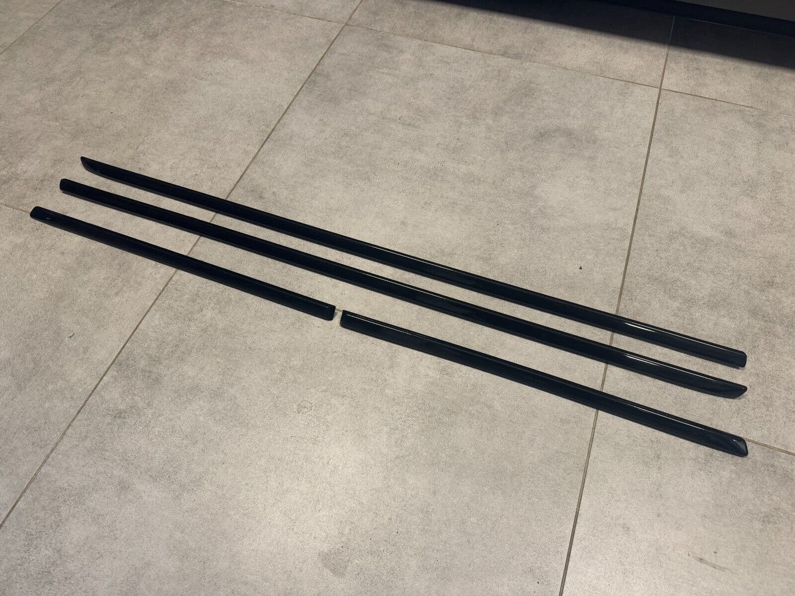 BMW BMW X5 E70 E70 LCI Door moldings SET 4 PCS rear & front BLACK SCHWARZ