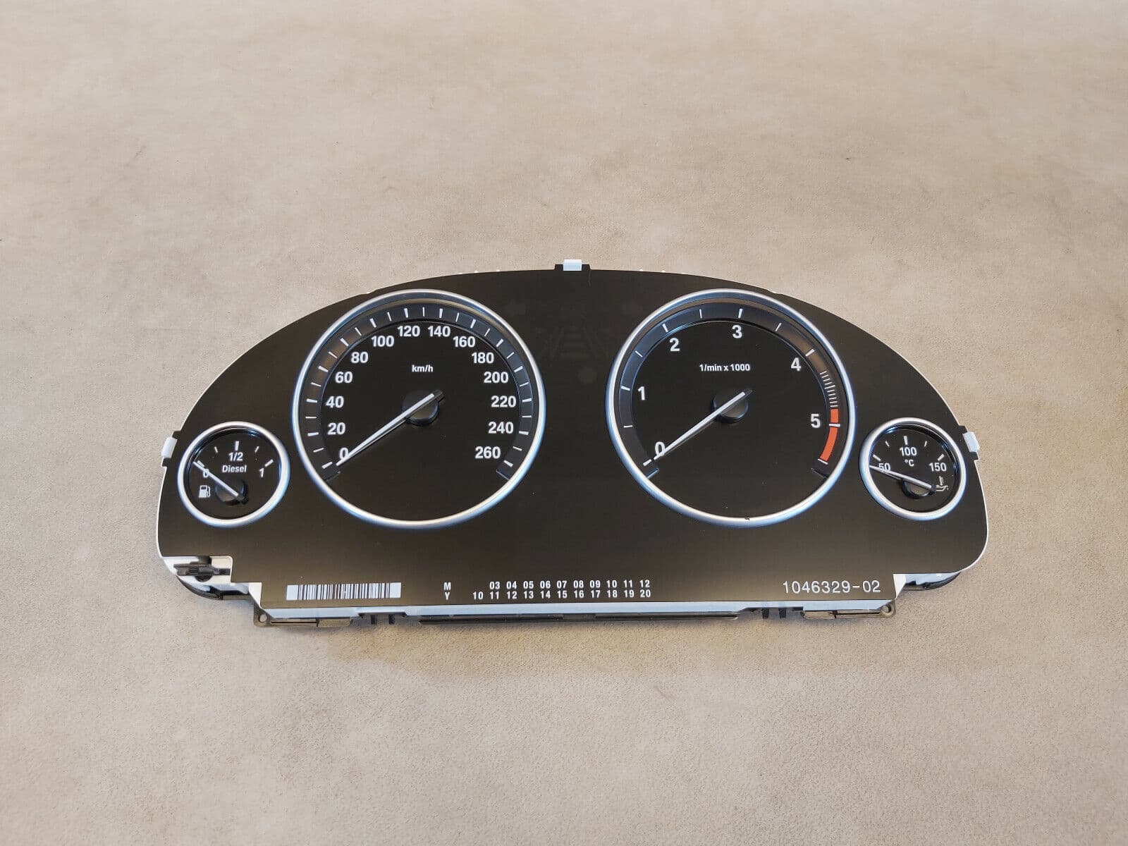 BMW BMW 5 Series F10 F11 KM/H Tacho Instrument Cluster Speedometer Speedo 9227614