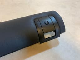 BMW BMW 5 F11 F11 LCI OEM Rear Black Leather Strip Cover Trim with Carrier Isofix — thumbnail 4