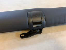 BMW BMW 5 F11 F11 LCI OEM Rear Black Leather Strip Cover Trim with Carrier Isofix — thumbnail 6