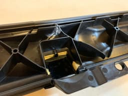 BMW BMW 5 F11 F11 LCI OEM Rear Black Leather Strip Cover Trim with Carrier Isofix — thumbnail 9