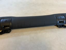BMW BMW 5 F11 F11 LCI OEM Rear Black Leather Strip Cover Trim with Carrier Isofix — thumbnail 7