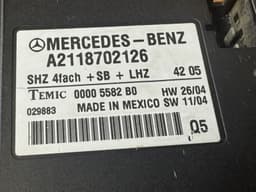 MERCEDES-BENZ Mercedes G class W463 GENUINE Seat Heater Control Module A2118702126 — thumbnail 3