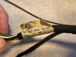 MERCEDES-BENZ Mercedes G class W463 GENUINE Rear Trunk Door Wiring Harness A4635408606 — thumbnail 7