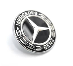 MERCEDES-BENZ Mercedes OEM Bonnet Hood Bumper Wreath Flat Badge Emblem AMG Package A0008171801 — thumbnail 1