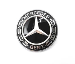 MERCEDES-BENZ Mercedes OEM Bonnet Hood Bumper Wreath Flat Badge Emblem AMG Package A0008171801 — thumbnail 2