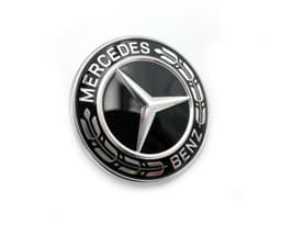 MERCEDES-BENZ Mercedes OEM Bonnet Hood Bumper Wreath Flat Badge Emblem AMG Package A0008171801 — thumbnail 7