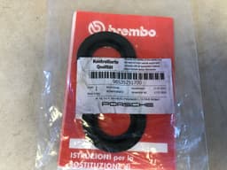 PORSCHE PORSCHE 911 991 Front Brake Caliper Dust Cap Set 96535291700 NEW GENUINE — thumbnail 2