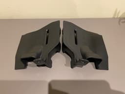 PORSCHE Porsche 911 991 GENUINE Luggage Cover Bracket TRIM LH & RH SET Support — thumbnail 1