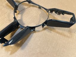 PORSCHE Porsche 95B MACAN 911 992 PANAMERA 971.2 CAYENNE Steering Wheel Carbon Cover — thumbnail 3