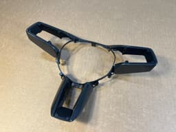 PORSCHE Porsche 95B MACAN 911 992 PANAMERA 971.2 CAYENNE Steering Wheel Carbon Cover — thumbnail 1