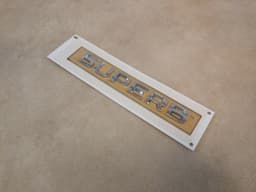VW Genuine VW SKODA 3V0853687 A 2ZZ Lettering Logo Emblem SUPERB 3V0853687A 2ZZ — thumbnail 10