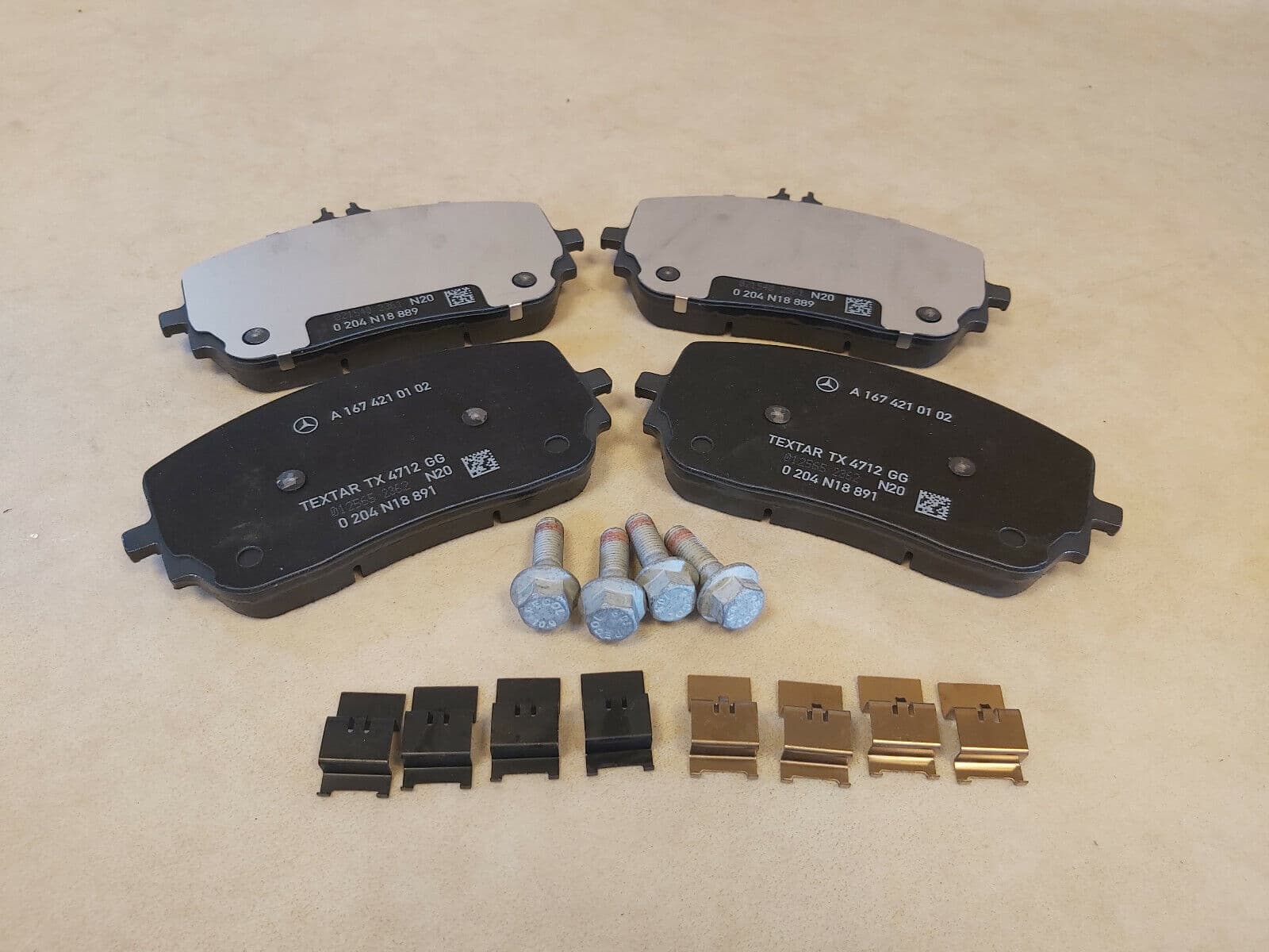 OE NEW Mercedes GLS GLE Coupe W167 X167 C167 GENUINE Front TS Disk Brake Pad SET